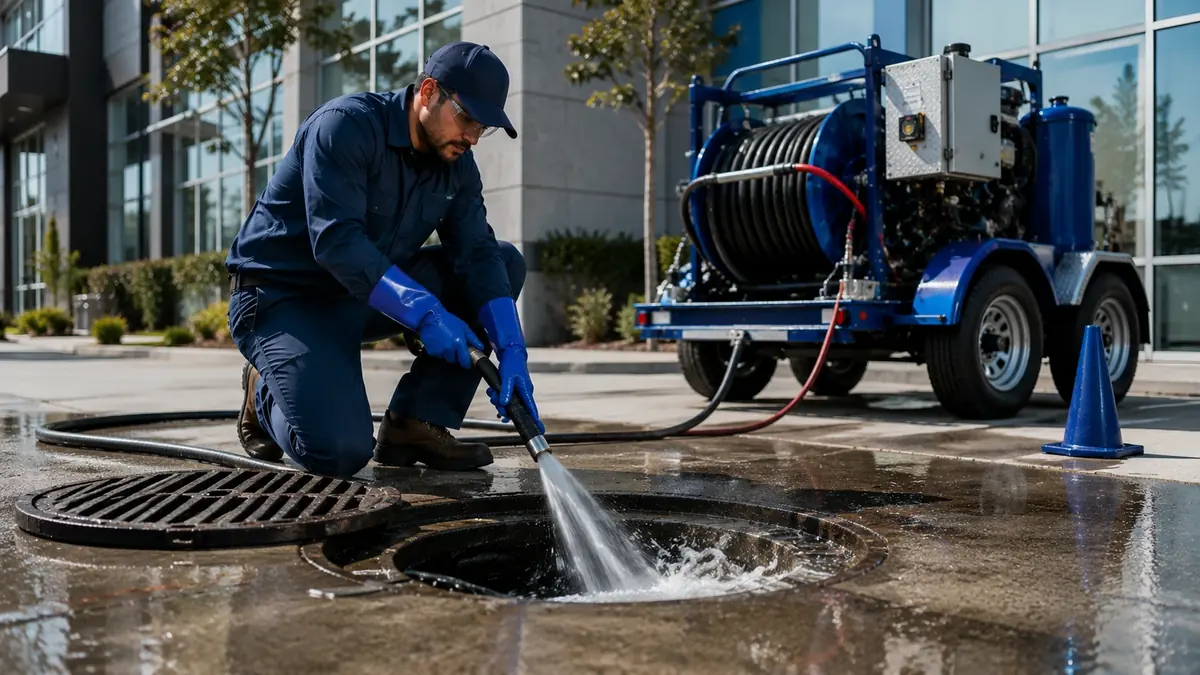 Commercial Hydro Jet Drain Cleaning in Claremont