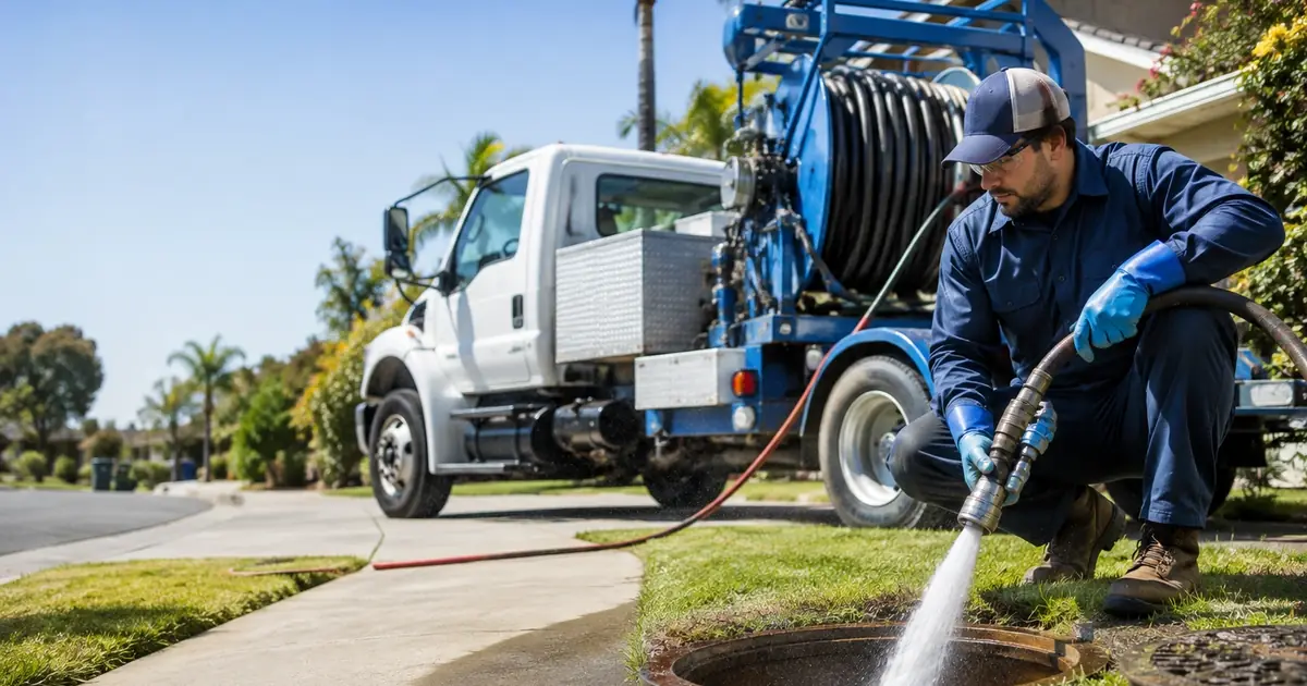 Hydro jet sewer cleaning Claremont