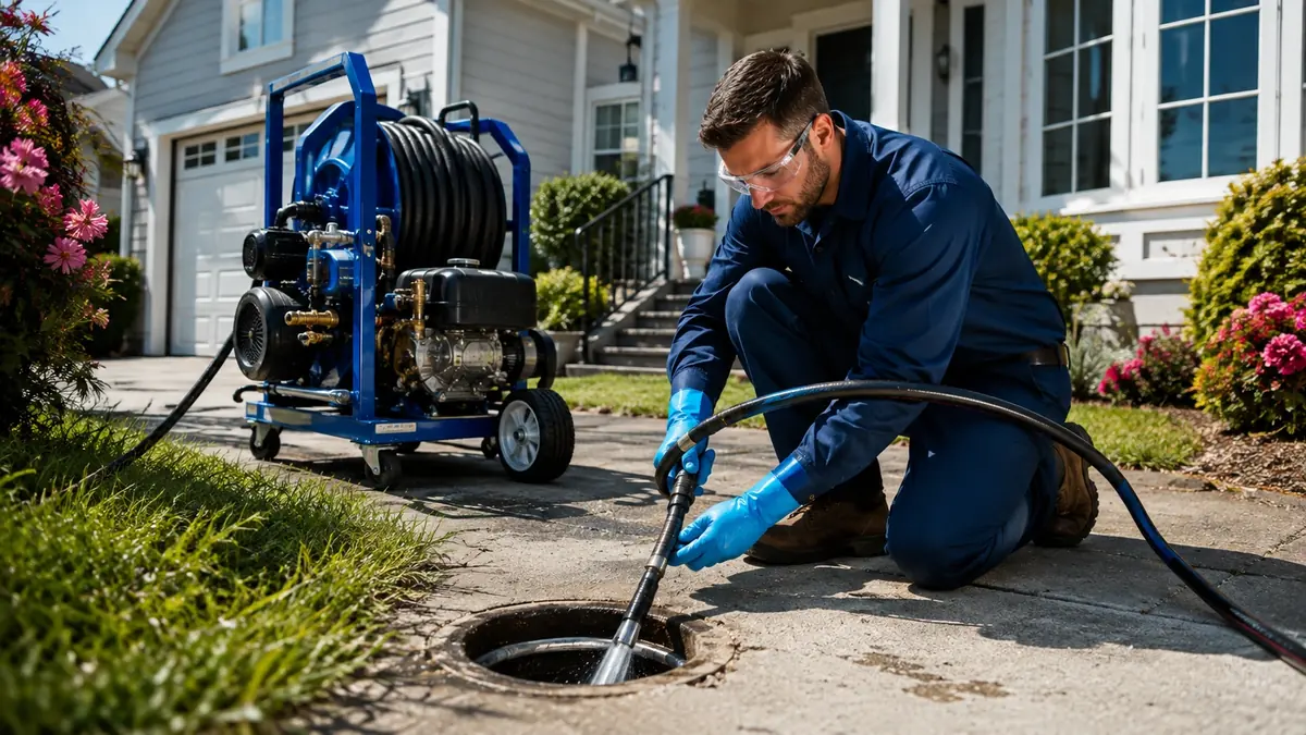 Residential Hydro Jet Drain Cleaning in Claremont