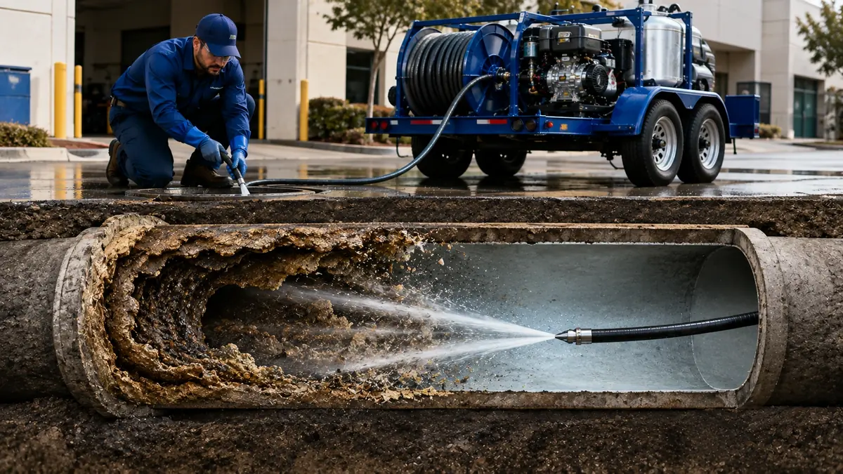 Sewer Pipe Descaling in Claremont